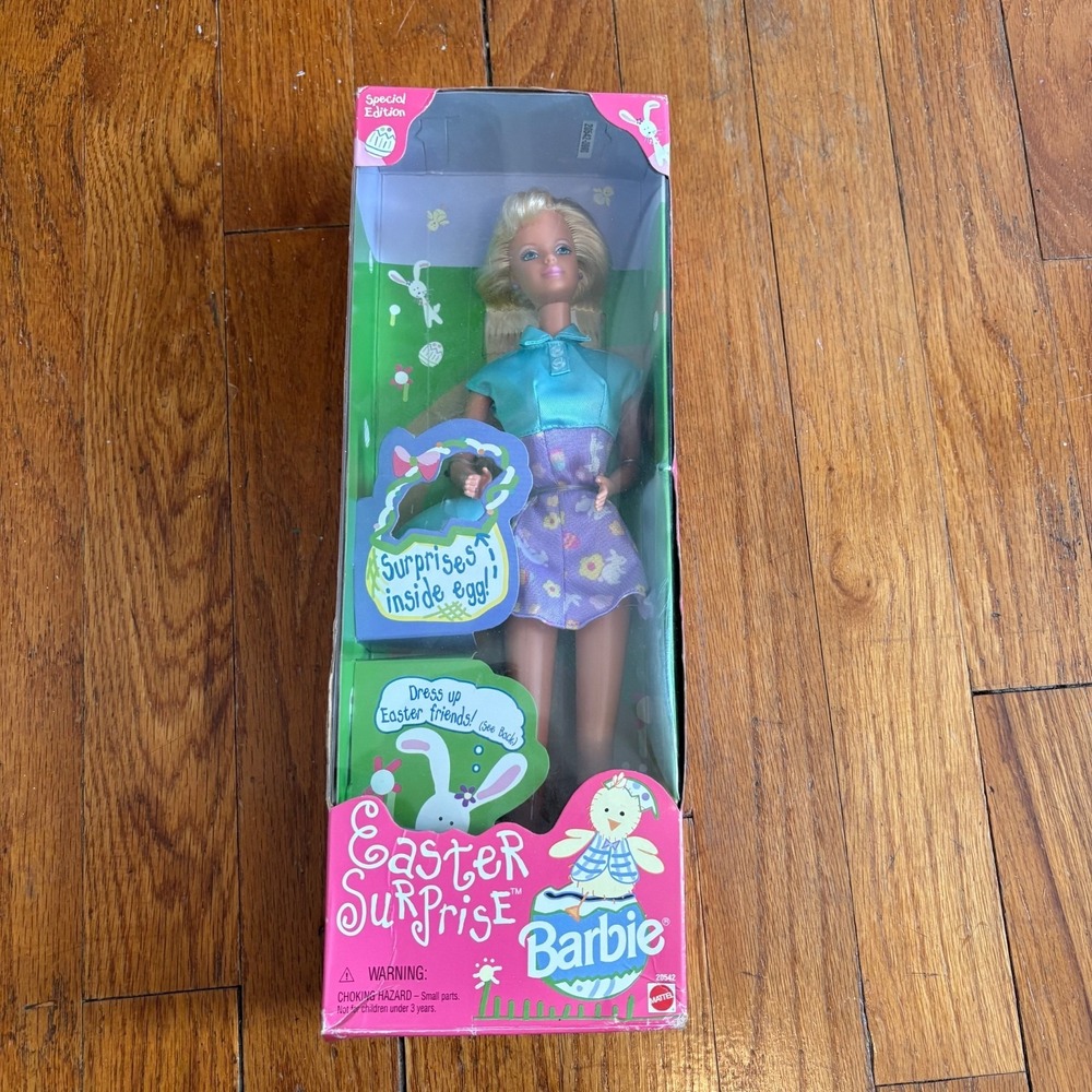 NEW Easter Surprise Barbie 1998 Mattel Special Edition 20542 Some Box Wear